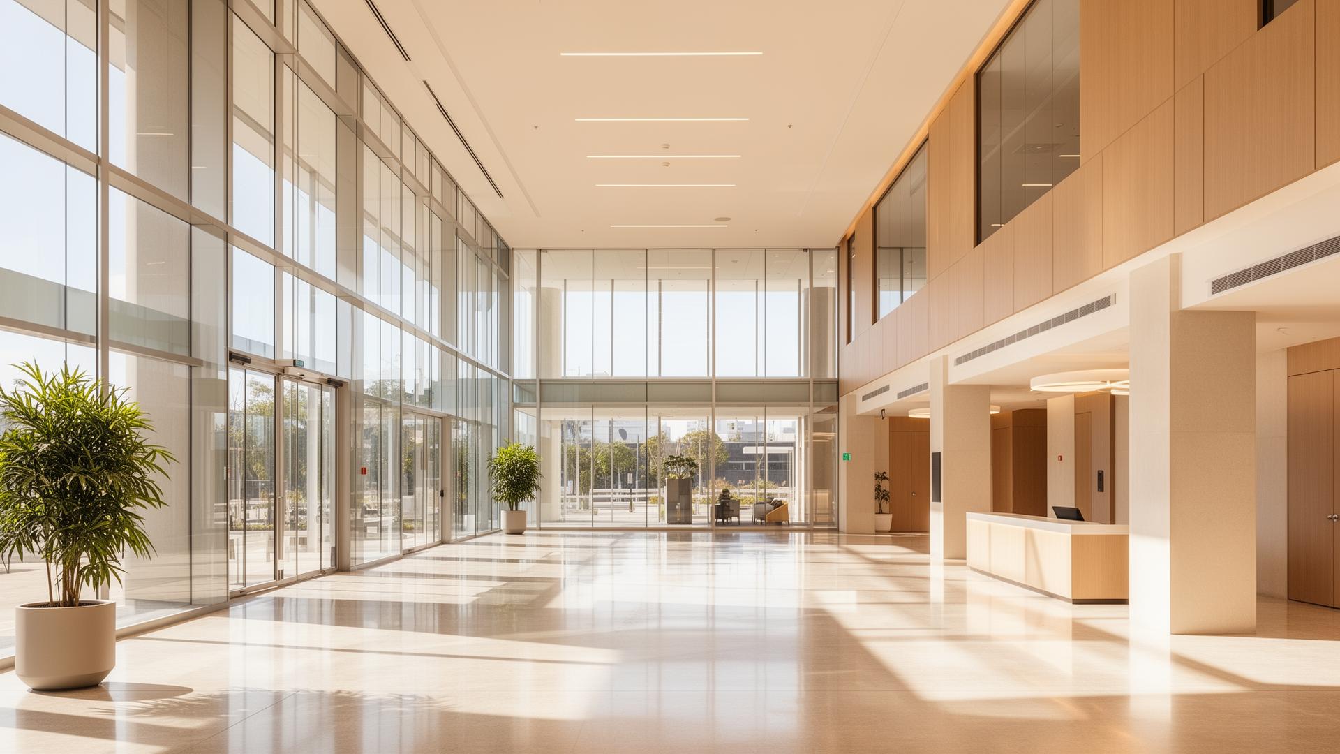 Premium Perth commercial property lobby — clean, bright and well-maintained